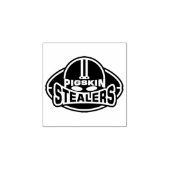 ピグスキン・スティーラーズサッカーロゴ ラバースタンプ (インプリント)