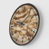 ピグスキン ラージ壁時計 (傾斜)