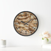 ピグスキン ラージ壁時計 (ホーム)