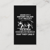 ピグスク専攻のールの歴史先生 名刺 (正面)