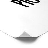 ピグチュール完璧なおもしろい写真ピグパン ポスター (角)