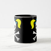 ピグテールとのどくろ印 ツートーンマグカップ (中央)