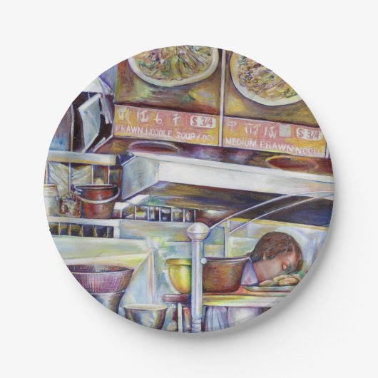 ピグテールスープ(シンガポール) ペーパープレート (正面)