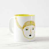 ピグテール ツートーンマグカップ (正面左)