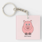 ピグデザイン パーソナライズされた キーホルダー (正面)