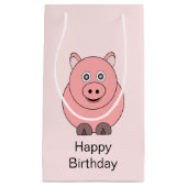 ピグデザイン パーソナライズされた スモールペーパーバッグ (正面)