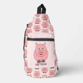 ピグデザイン パーソナライズされた スリングバッグ (正面)