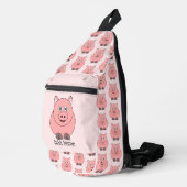 ピグデザイン パーソナライズされた スリングバッグ (右コーナー)