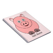 ピグデザイン パーソナライズされた ノートブック (右側)