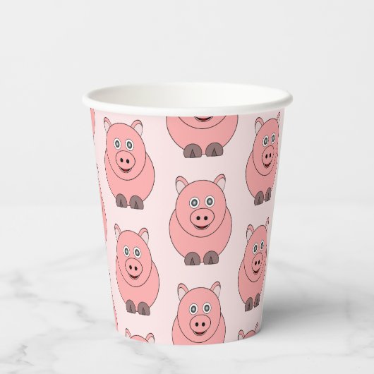 ピグデザイン 紙コップ (裏面)