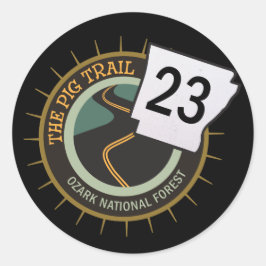 ピグトレイルハイウェイ23アーカンサスオートバイロード ラウンドシール