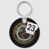 ピグトレイルハイウェイ23アーカンソーバイクもしくは自転車に乗る人ロード キーホルダー (正面)