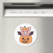 ピグハロウィンカボチャこうもりの衣装 マグネット (インサイチュ (食洗機))