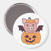ピグハロウィンカボチャこうもりの衣装 マグネット (正面/裏面)