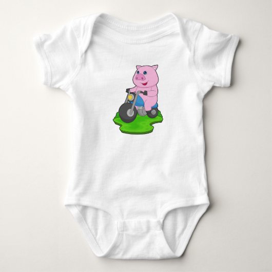 ピグバイク ベビーボディスーツ (正面)