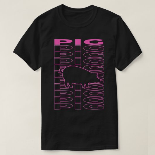 ピグパステルエステティック Tシャツ (デザイン正面)