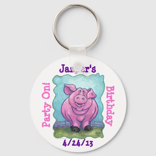 ピグパーティーセンター キーホルダー (正面)