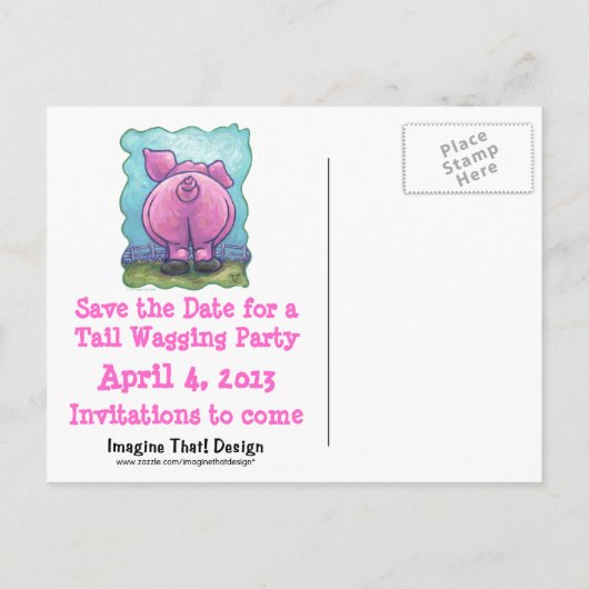 ピグパーティーセンター 案内ポストカード (裏面)