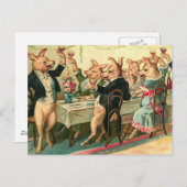 ピグパーティー ポストカード (正面/裏面)