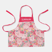 ピグファームアニマル素朴フローラ エプロン (正面)