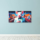 ピグベガスナイトライフ4 キャンバスプリント (インサイチュ (ウッドフロア))