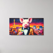 ピグベガスナイトライフ7 キャンバスプリント (正面)