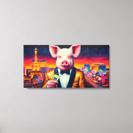 ピグベガスナイトライフ7 キャンバスプリント