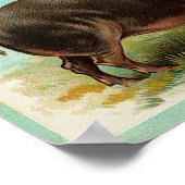 ピグポスター – ヴィンテージアート ポスター (角)