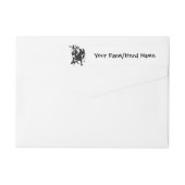 ピグマイヤギあなたのファーム名ラップのまわりに ラップアラウンドラベル (裏面)