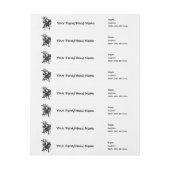 ピグマイヤギあなたのファーム名ラップのまわりに ラップアラウンドラベル (シート)