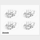 ピグマエストロ 楕円形シール (シート)