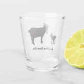 ピグミパーソナライズされたヤートファーム ショットグラス (裏面)