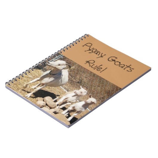 ピグミーのヤギ家族 ノートブック (左側)