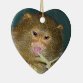 ピグミーマーモセットのクリスマスのオーナメント セラミックオーナメント (右)