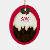 ピグミーヤギのサンタハットクリスマスオーナメント セラミックオーナメント (右)