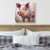 ピグモダンカラフルアート キャンバスプリント (インサイチュ (寝室))
