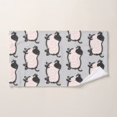 ピグユーモアのある中国のイヤー選択カラー5バスT バスタオルセット (ハンドタオル)