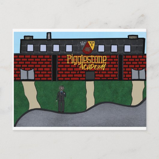 'ピグライトストーンのはがきにへようこそ ポストカード (正面)