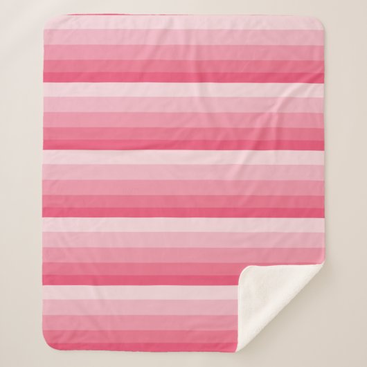 ピグラデーションッストライプク調の対角線 シェルパブランケット (正面)