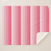 ピグラデーションッストライプク調の対角線 シェルパブランケット (正面(横))