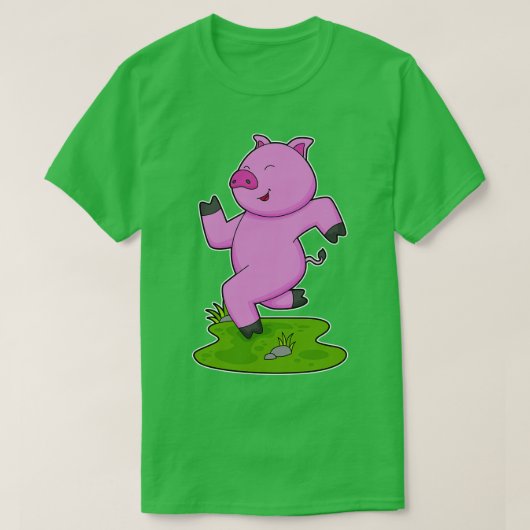 ピグランニングフィットネス Tシャツ (デザイン正面)