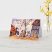 ピグレットトリックまたは治療 カード (黄色い花)