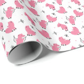 ピグレットファンタジー:シお洒落ームレスデザイン。 ラッピングペーパー (ロールコーナー)