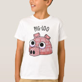 ピグロおもしろいイグロプン Tシャツ (正面)