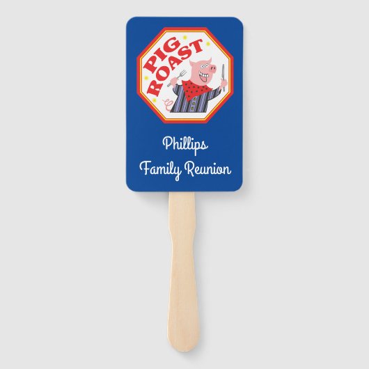 ピグローストおもしろいファミリー懇親会 ハンドファン (裏面)