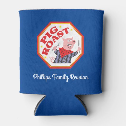 ピグローストおもしろいファミリー懇親会 缶クーラー (正面)