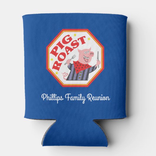 ピグローストおもしろいファミリー懇親会 缶クーラー (裏面)