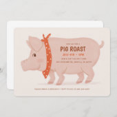 ピグロースト招待状 ノートカード (正面/裏面)
