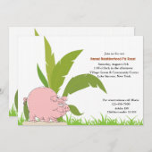 ピグロースト招待状 招待状 (正面/裏面)