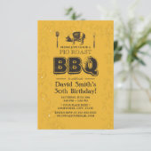 ピグローストBBQとビール誕生日パーティー 招待状 (スタンド正面)
